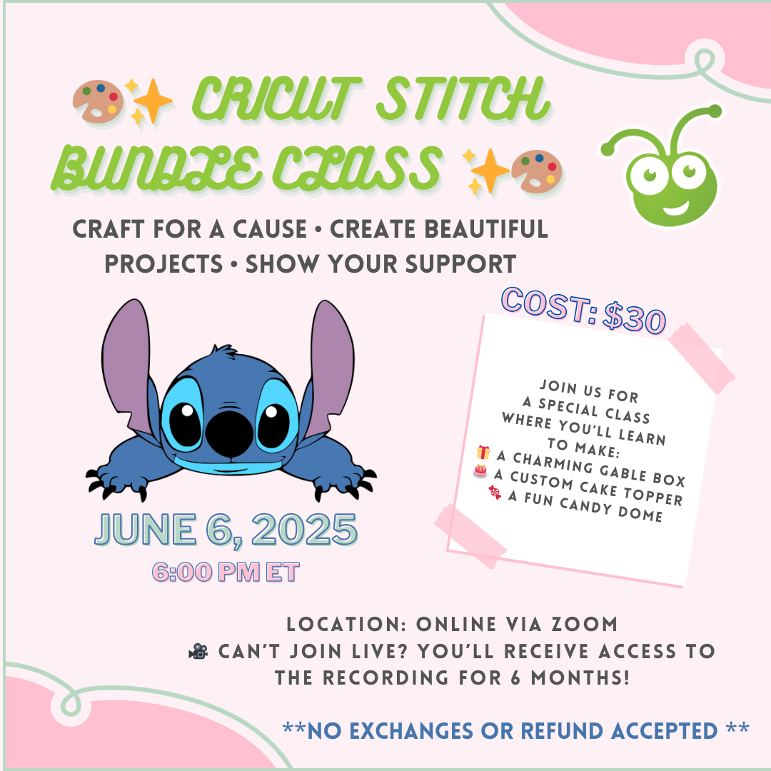 Cricut Stitch Bundle Class – Creations By Gabby
