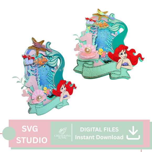 Little Mermaid Caketopper