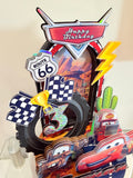 Lightning McQueen Scenery Caketopper