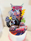 Lightning McQueen Scenery Caketopper
