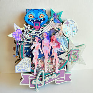 K-pop Caketopper Demon Hunters Theme K-pop Birthday Party