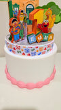 Stationary Sesame Strret Cake-topper